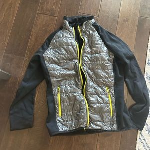 Marmot fleece and down zip up jacket